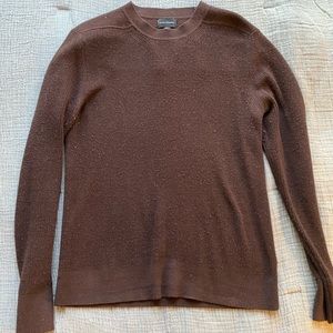 Club Monaco mens brown knit sweater in XS